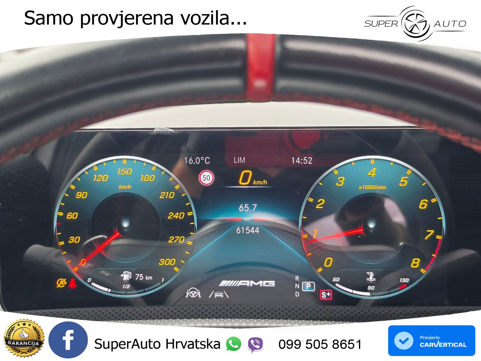 Mercedes-Benz AMG A 45 S 4MATIC+ AMG SPEEDSHIFT DCT 8G ZRAČNI+ACC+GR SJED+360+PANO