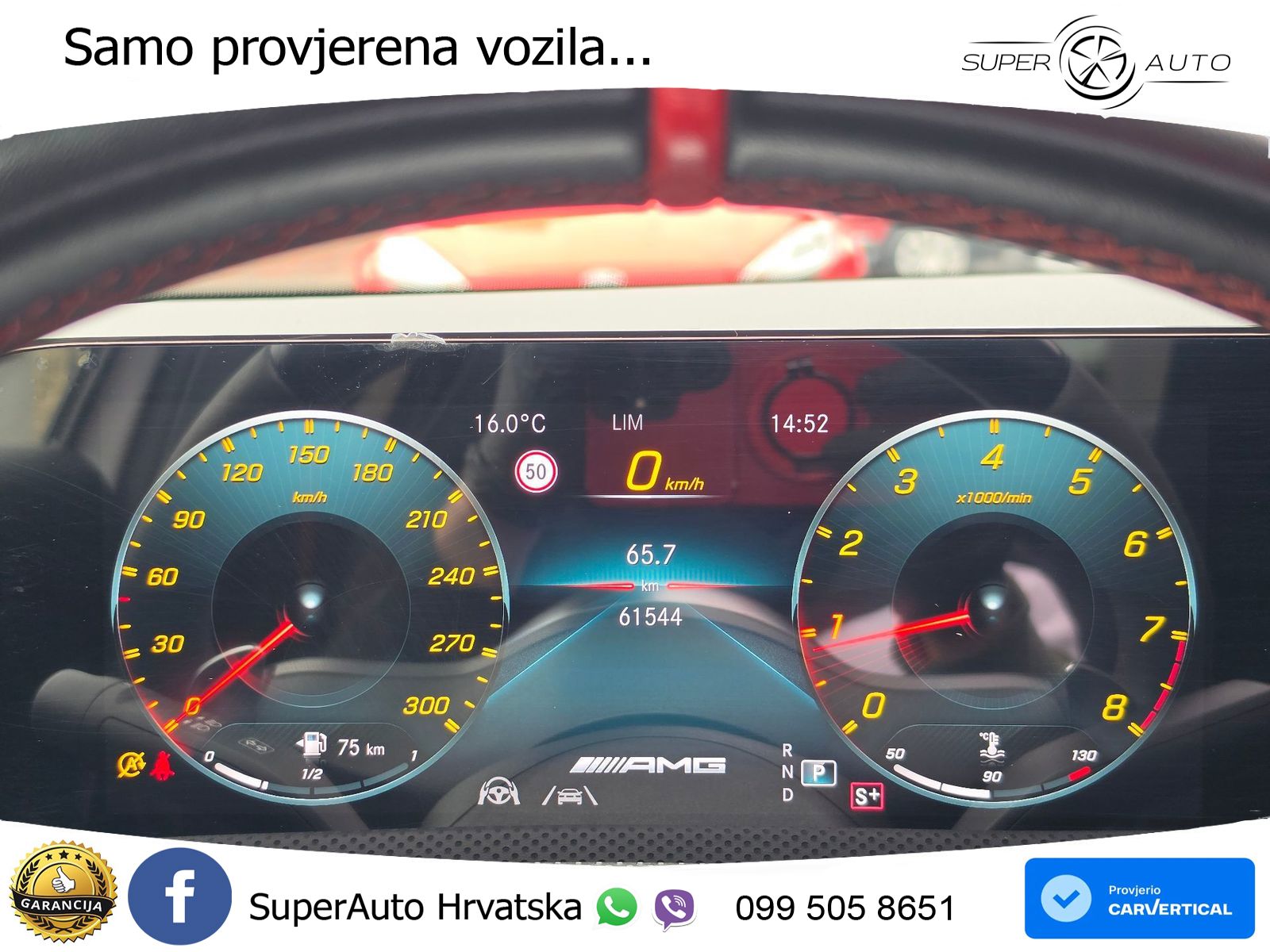 Mercedes-Benz AMG A 45 S 4MATIC+ AMG SPEEDSHIFT DCT 8G ZRAČNI+ACC+GR SJED+360+PANO