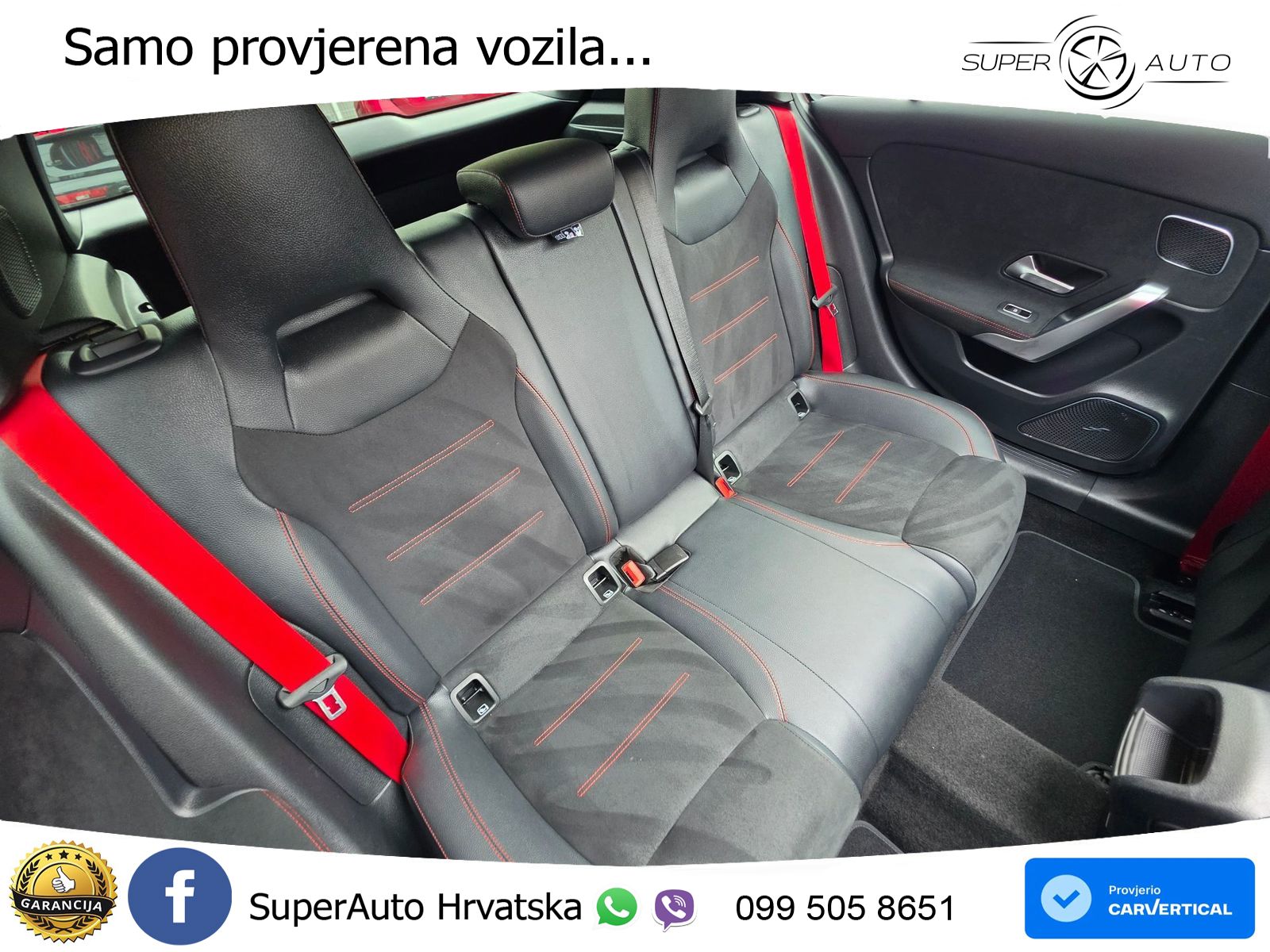 Mercedes-Benz AMG A 45 S 4MATIC+ AMG SPEEDSHIFT DCT 8G ZRAČNI+ACC+GR SJED+360+PANO