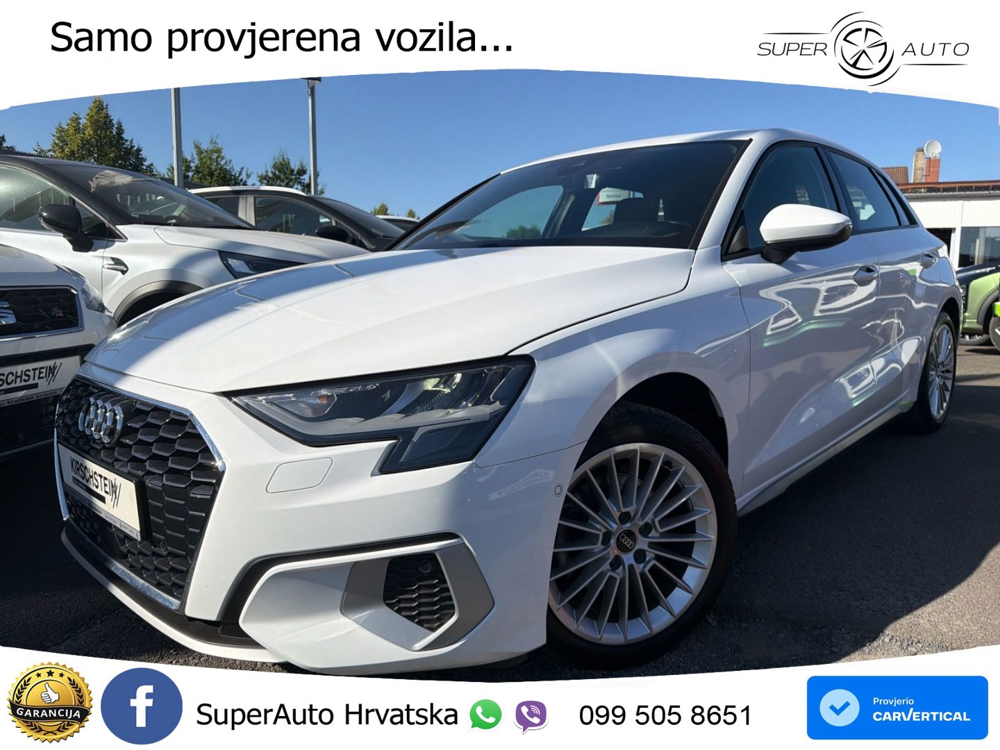 Audi A3 35 TFSI (150 KS) LED+GR SJED+ACC