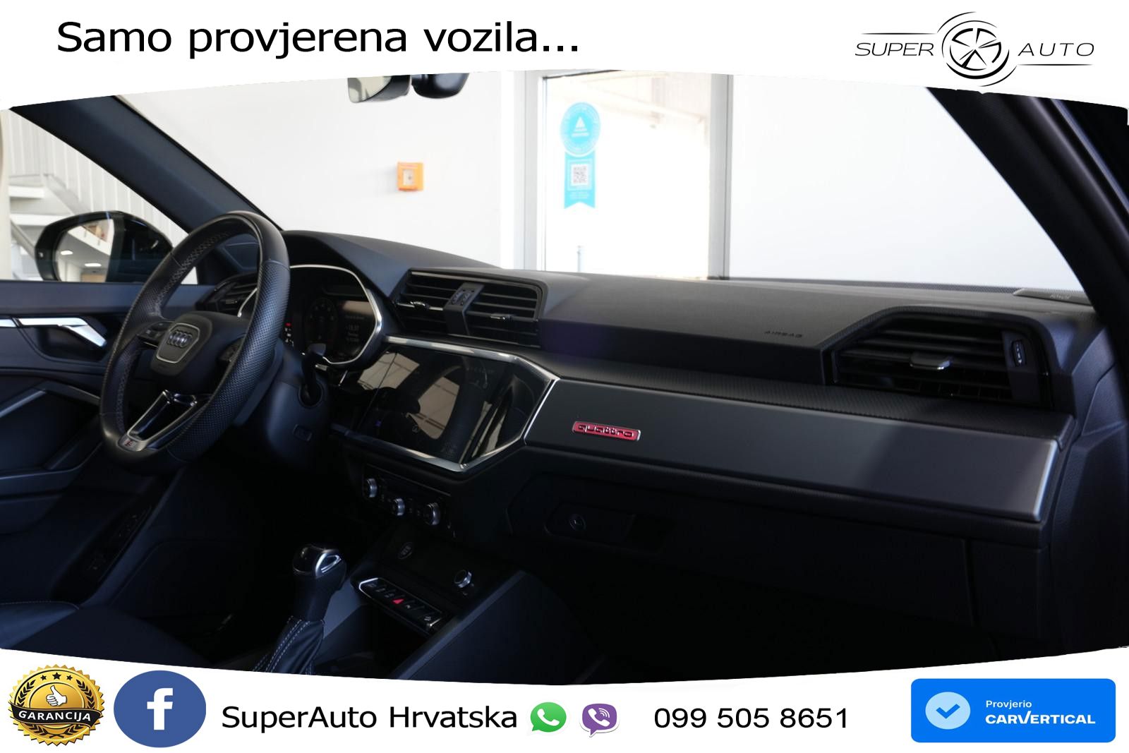 Audi Q3 Sportback 45 TFSI (245 KS) quattro S tronic S line MATRIX+GR SJED+KAM