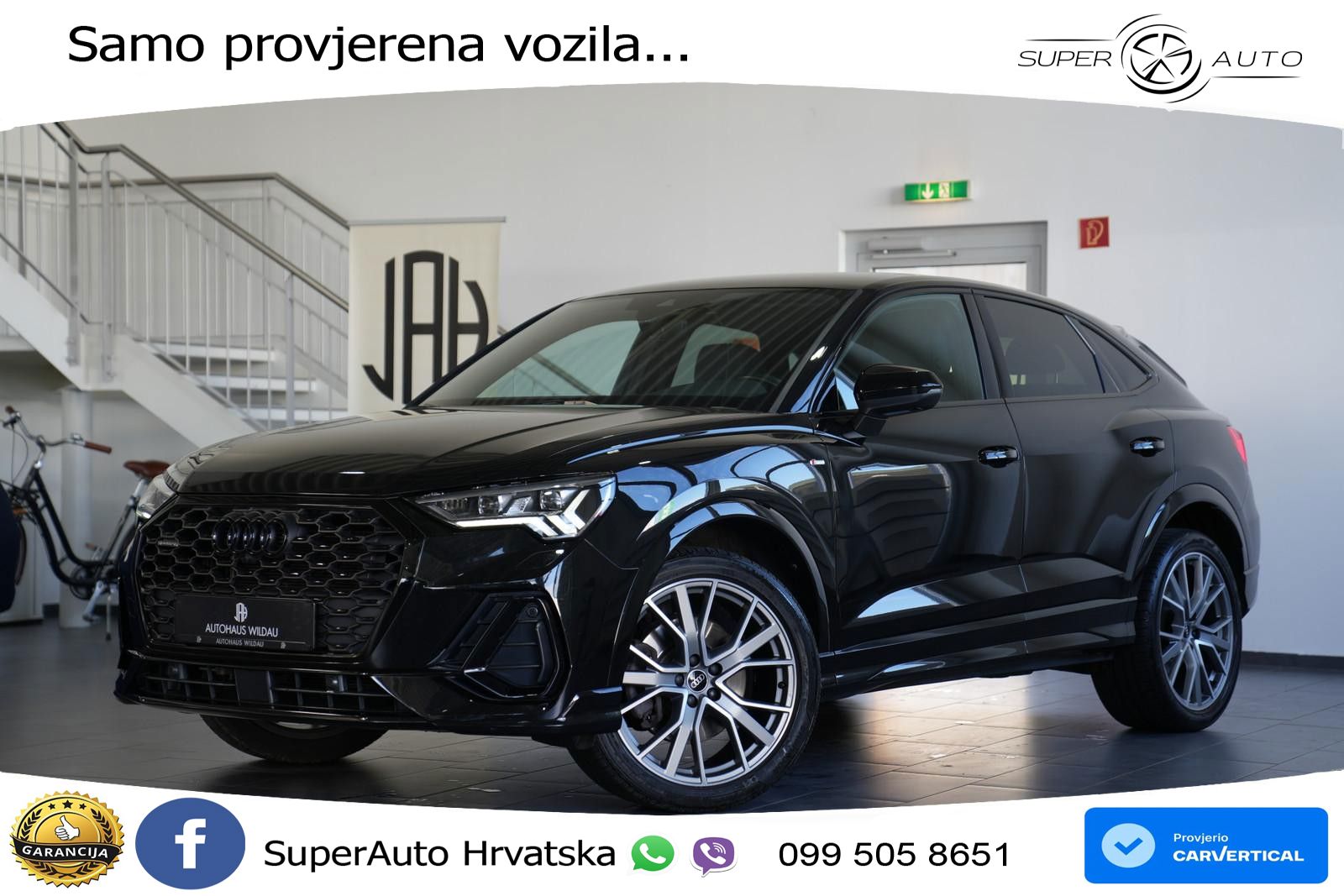 Audi Q3 Sportback 45 TFSI (245 KS) quattro S tronic S line MATRIX+GR SJED+KAM