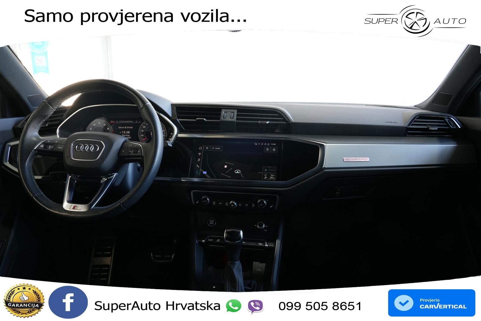 Audi Q3 Sportback 45 TFSI (245 KS) quattro S tronic S line MATRIX+GR SJED+KAM