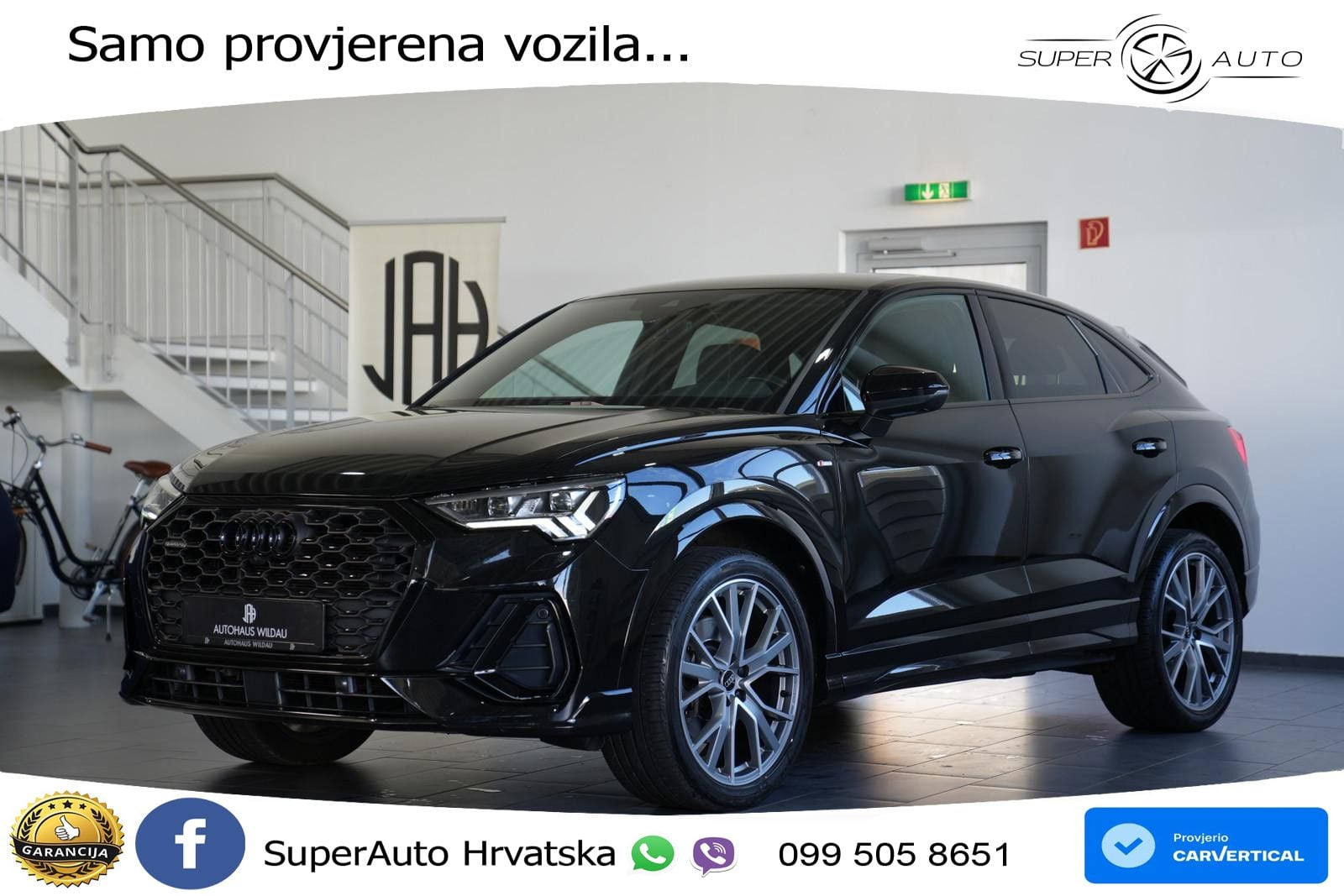 Audi Q3 Sportback 45 TFSI (245 KS) quattro S tronic S line MATRIX+GR SJED+KAM