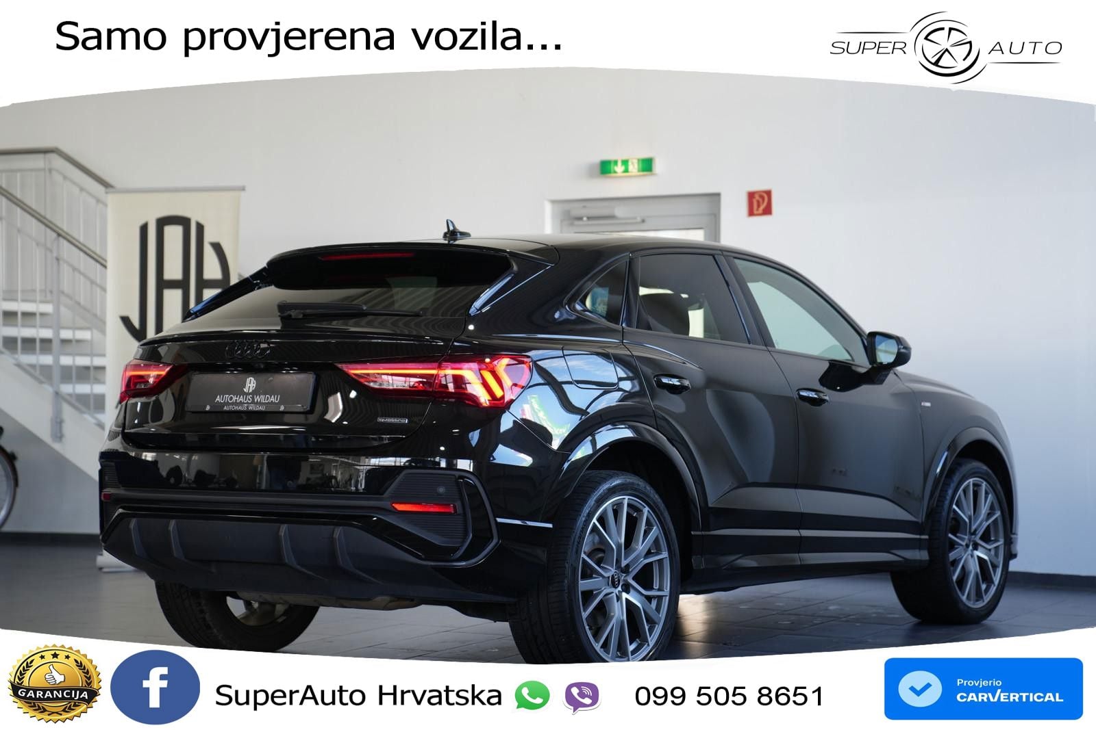 Audi Q3 Sportback 45 TFSI (245 KS) quattro S tronic S line MATRIX+GR SJED+KAM