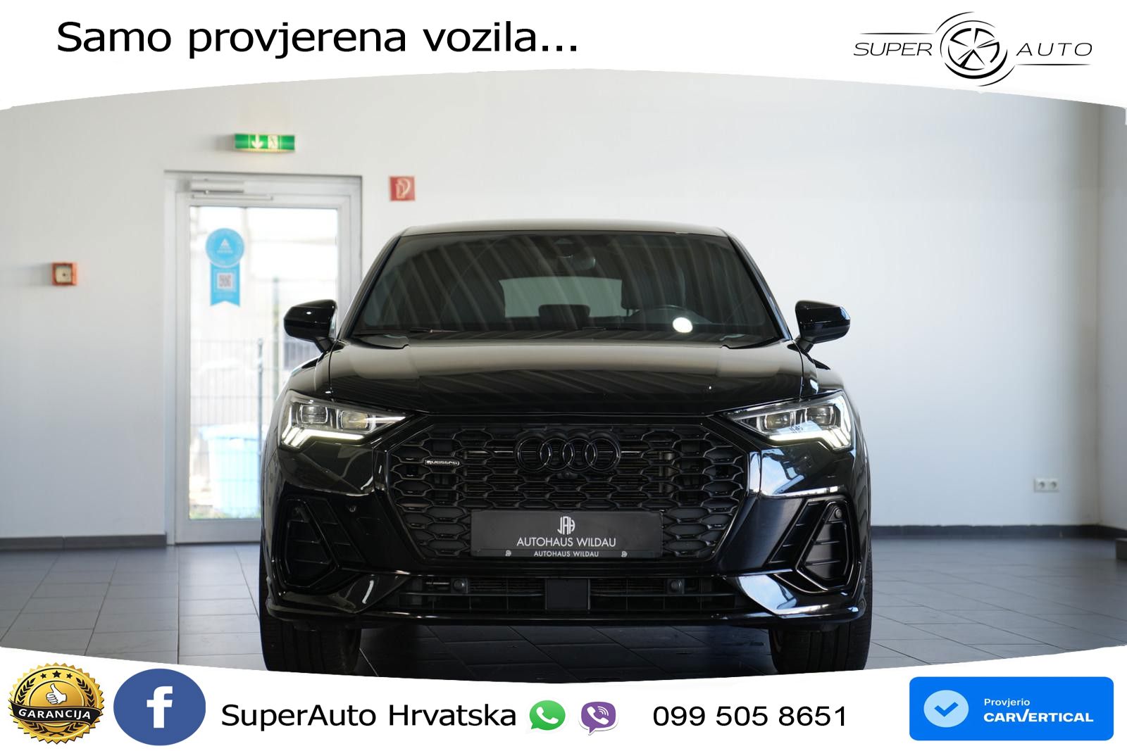 Audi Q3 Sportback 45 TFSI (245 KS) quattro S tronic S line MATRIX+GR SJED+KAM
