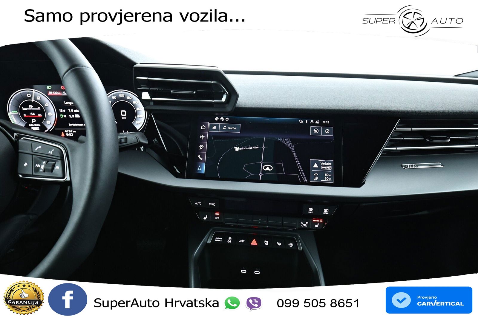 Audi A3 Sportback 40 TFSI e (204 KS) Plug-in Hybrid S tronic LED+GR SJED+ACC