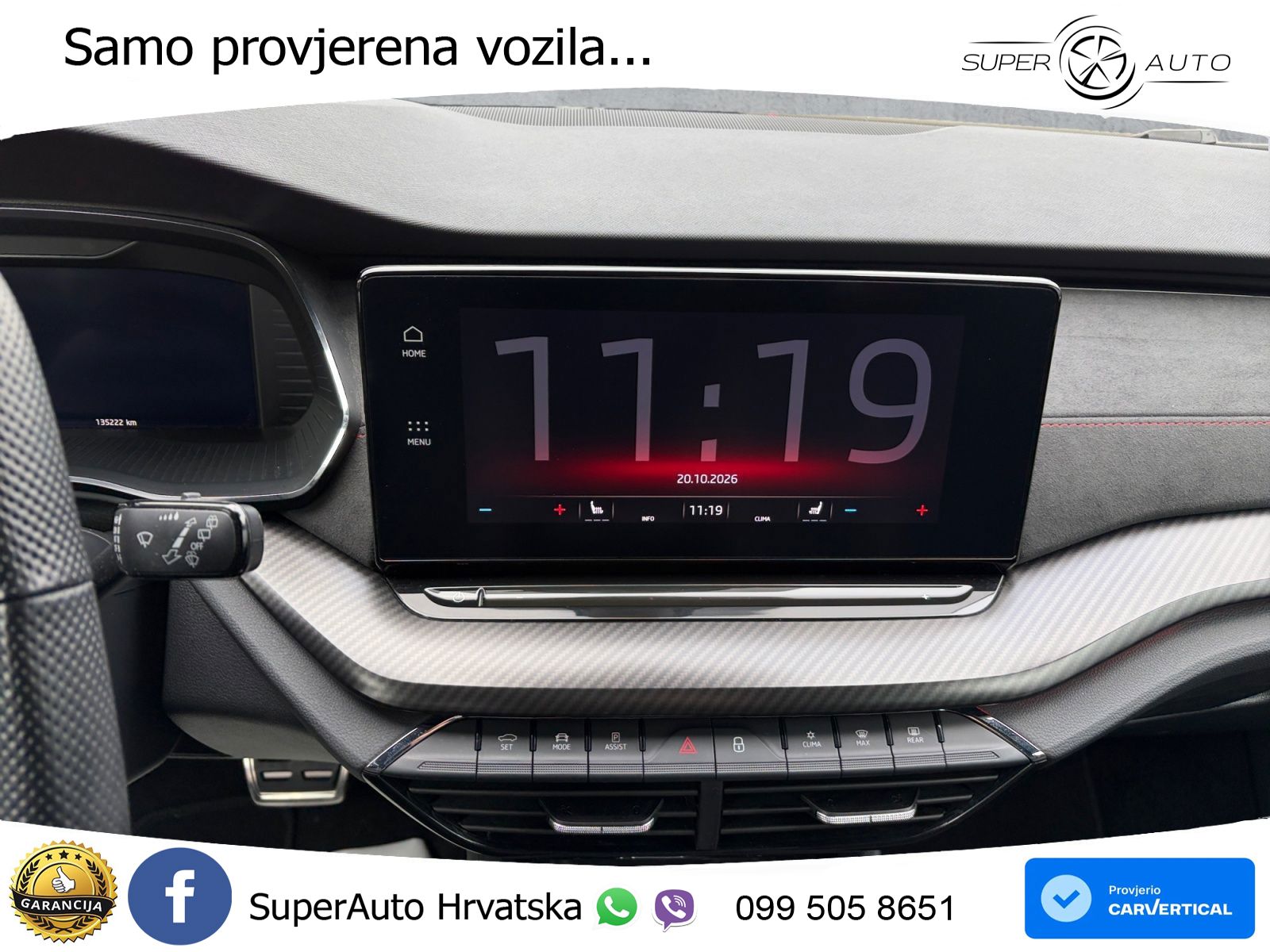 Škoda Octavia Combi RS 2.0 TDI (200 KS) 4x4 DSG LED+GR SJED+ACC