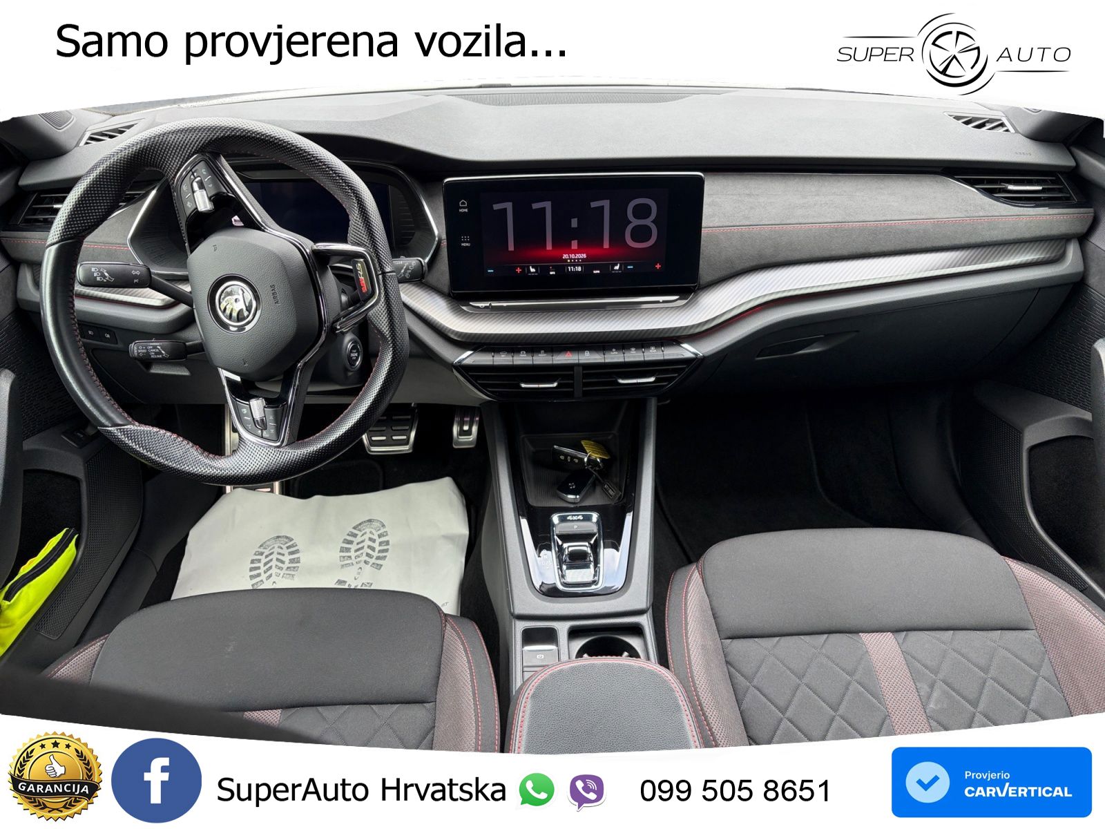 Škoda Octavia Combi RS 2.0 TDI (200 KS) 4x4 DSG LED+GR SJED+ACC