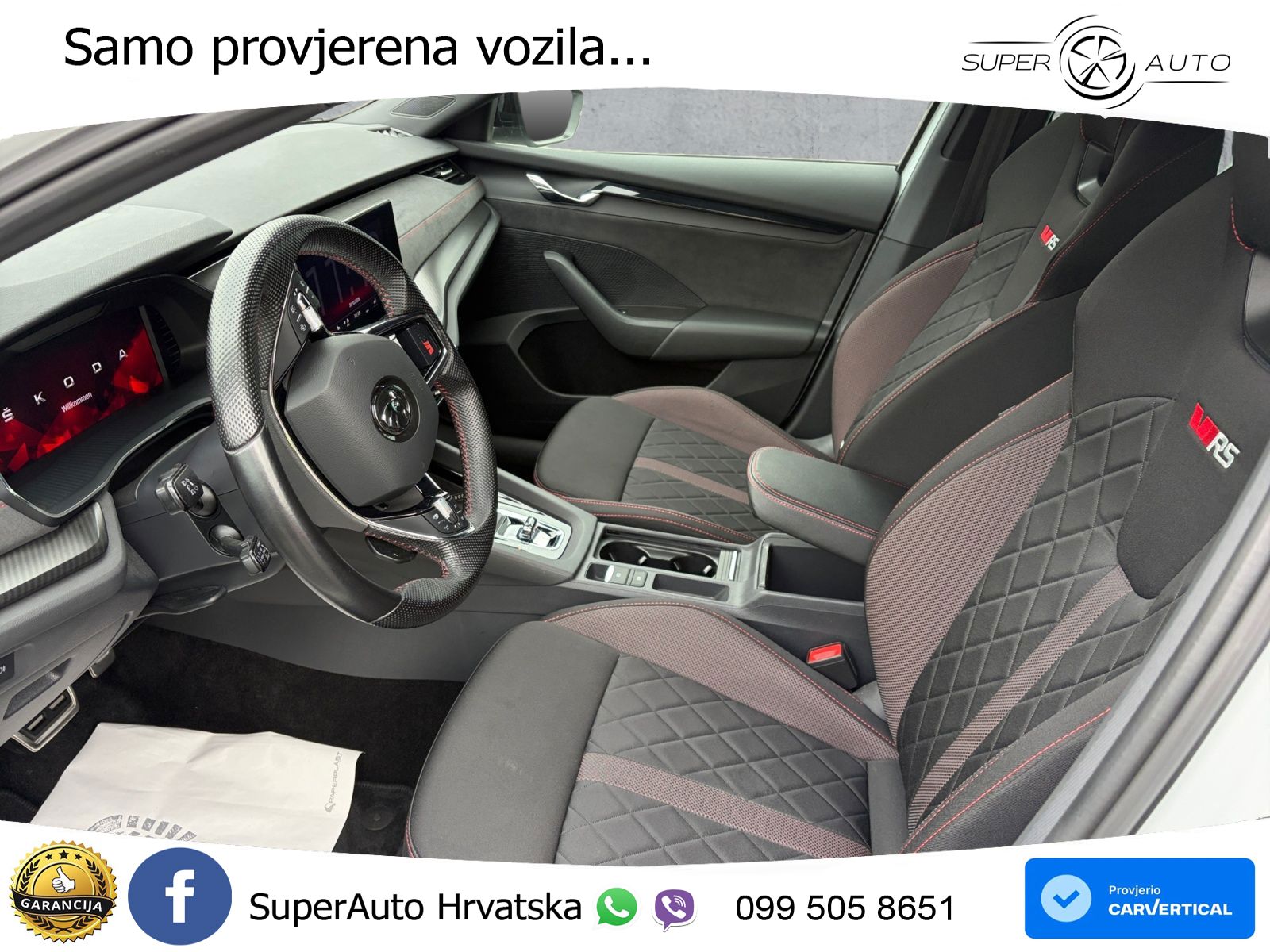 Škoda Octavia Combi RS 2.0 TDI (200 KS) 4x4 DSG LED+GR SJED+ACC
