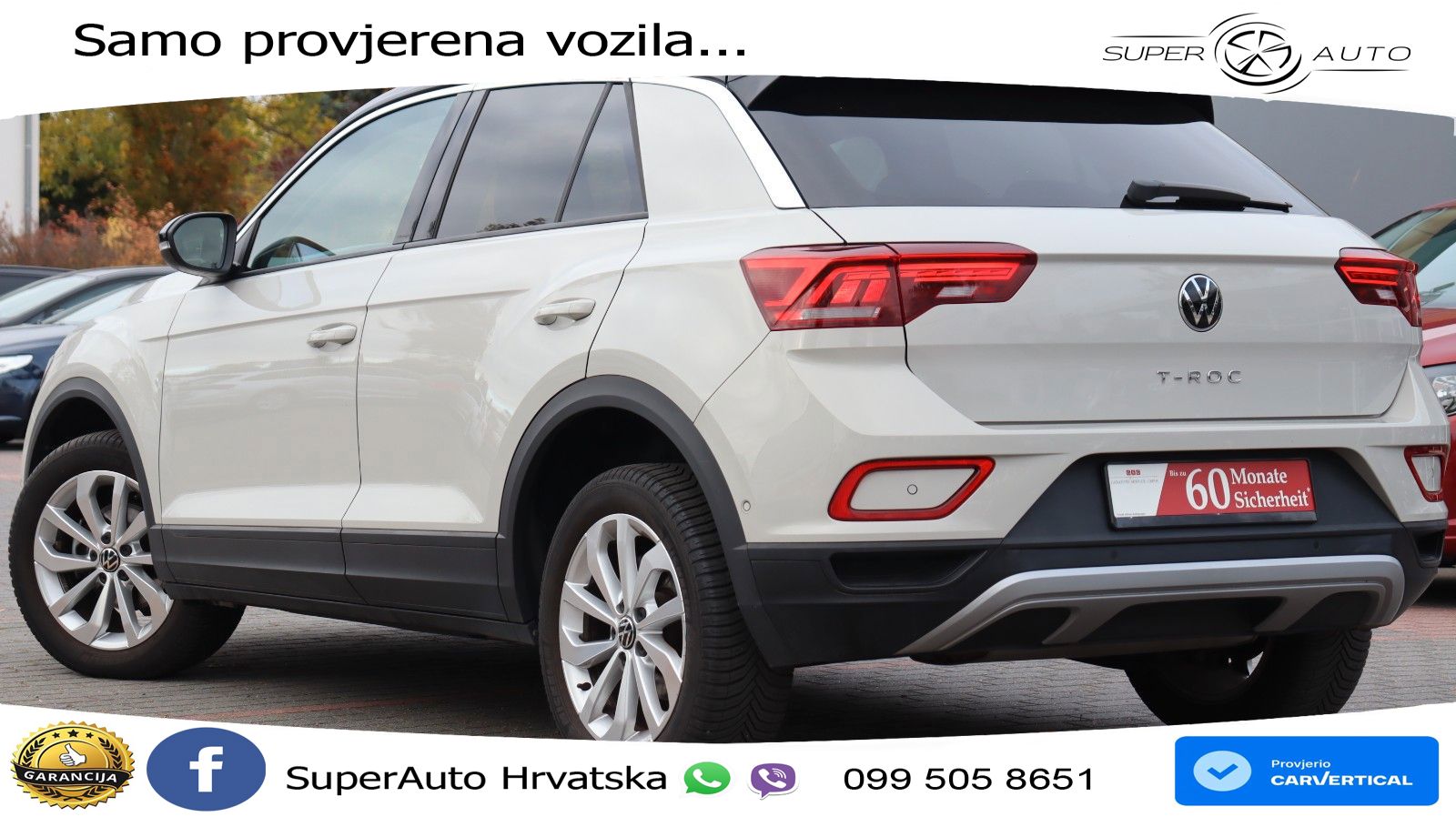 Volkswagen T-Roc 1.5 TSI (150 KS) DSG LED+GR SJED+ACC