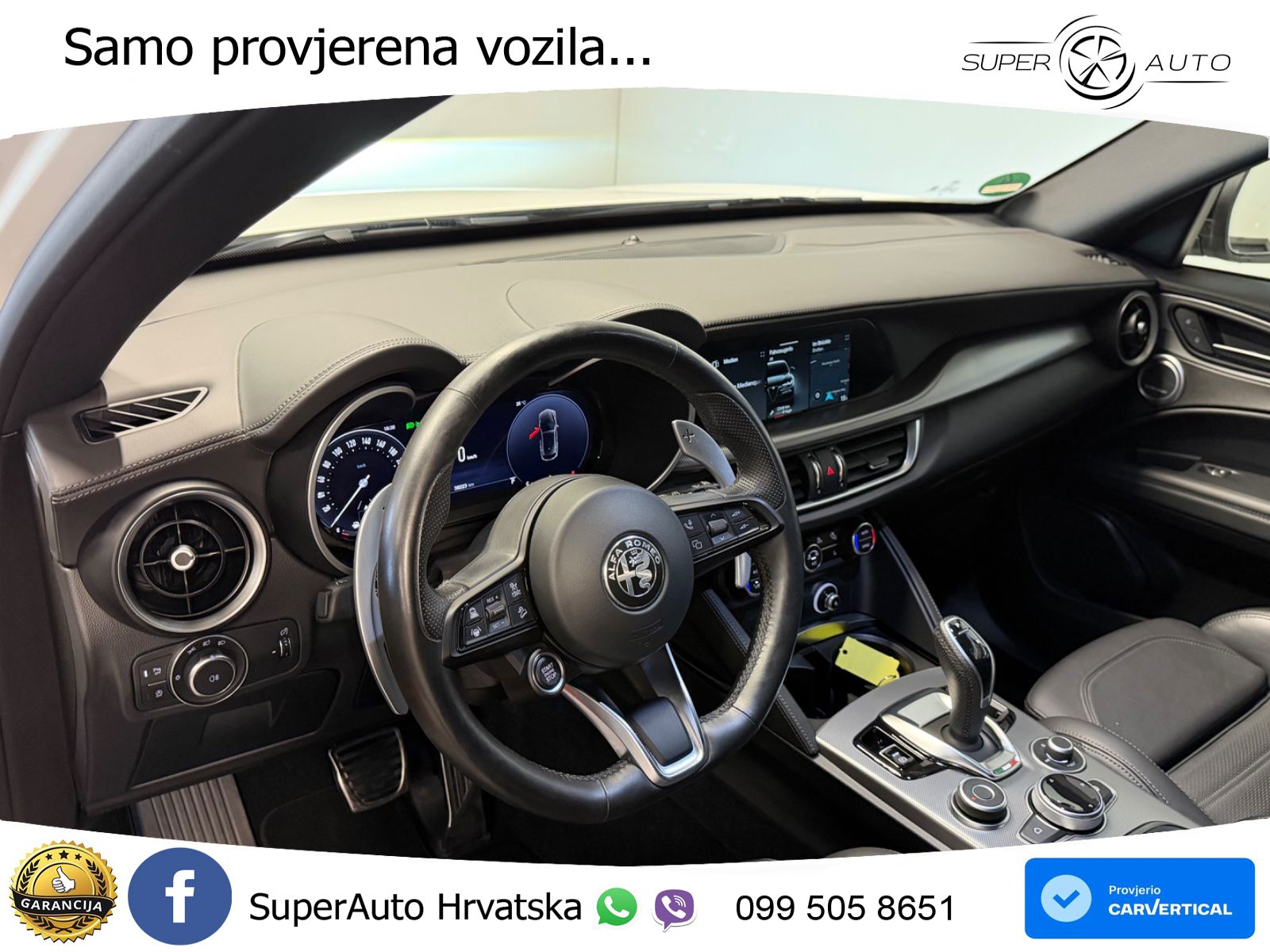 Alfa Romeo Stelvio 2.2 MultiJet II (210 KS) Q4 Automatic LED+GR SJED+ACC