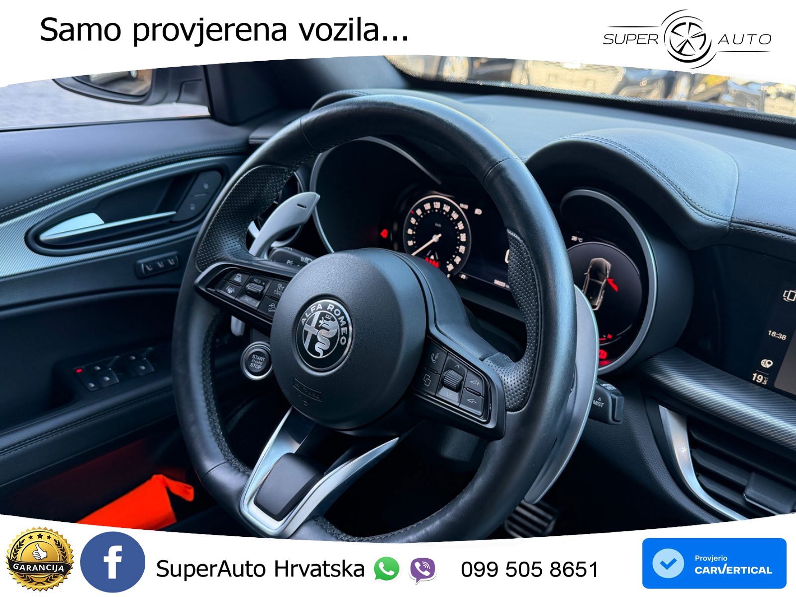 Alfa Romeo Stelvio 2.2 MultiJet II (210 KS) Q4 Automatic LED+GR SJED+ACC