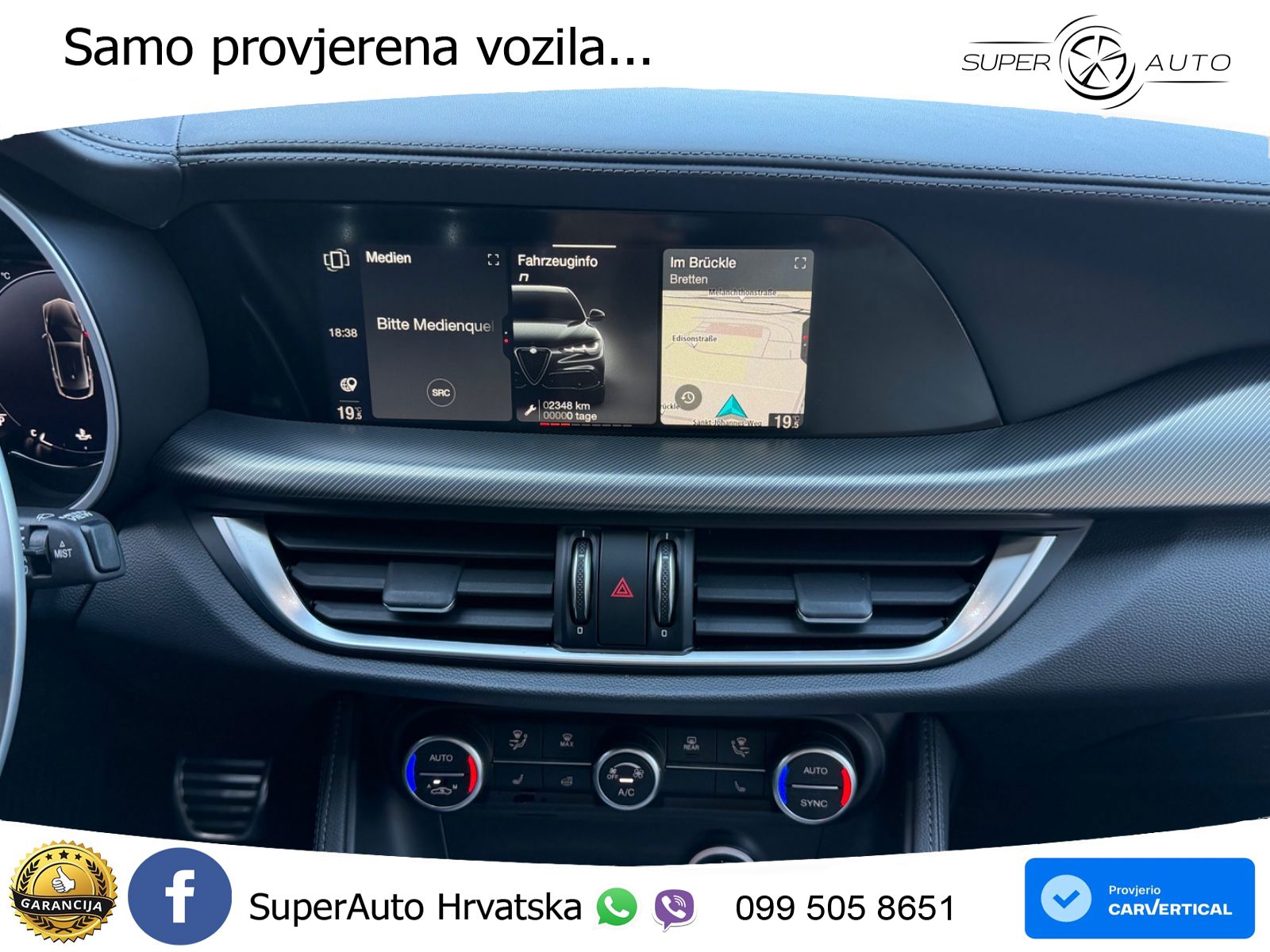 Alfa Romeo Stelvio 2.2 MultiJet II (210 KS) Q4 Automatic LED+GR SJED+ACC