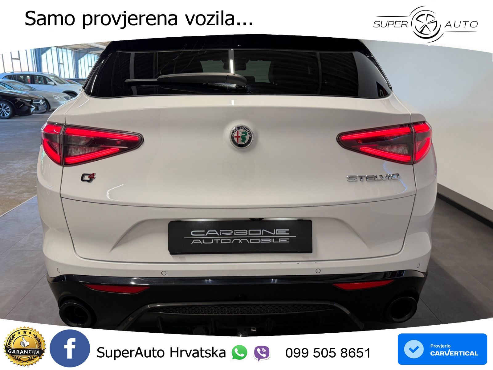 Alfa Romeo Stelvio 2.2 MultiJet II (210 KS) Q4 Automatic LED+GR SJED+ACC