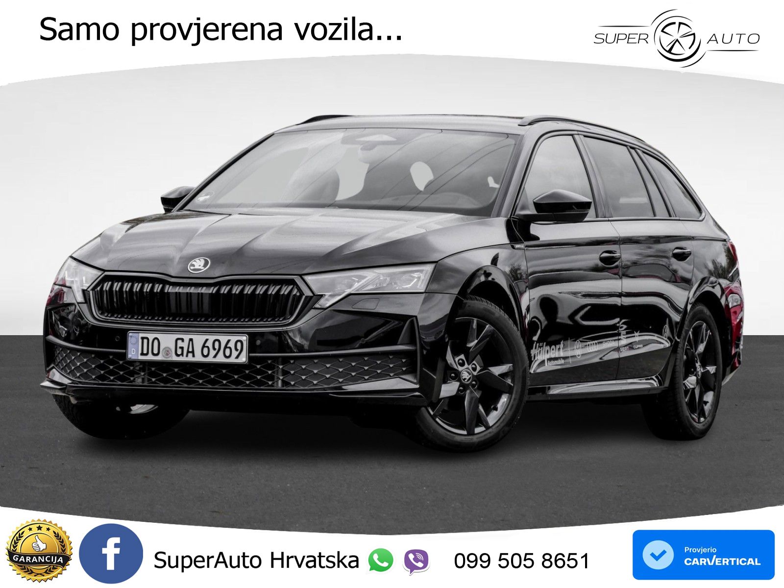 Škoda Octavia Combi 2.0 TDI (150 KS) DSG SportLine LED+GR SJED+ACC