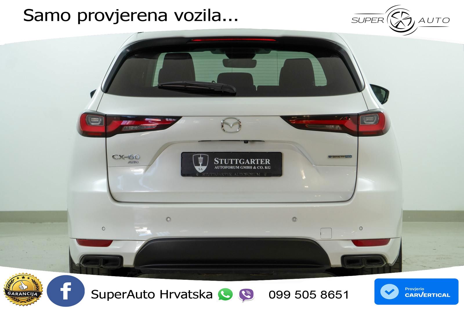 Mazda CX-60 2.5 e-Skyactiv (328 KS) AWD Automatic LED+GR SJED+ACC