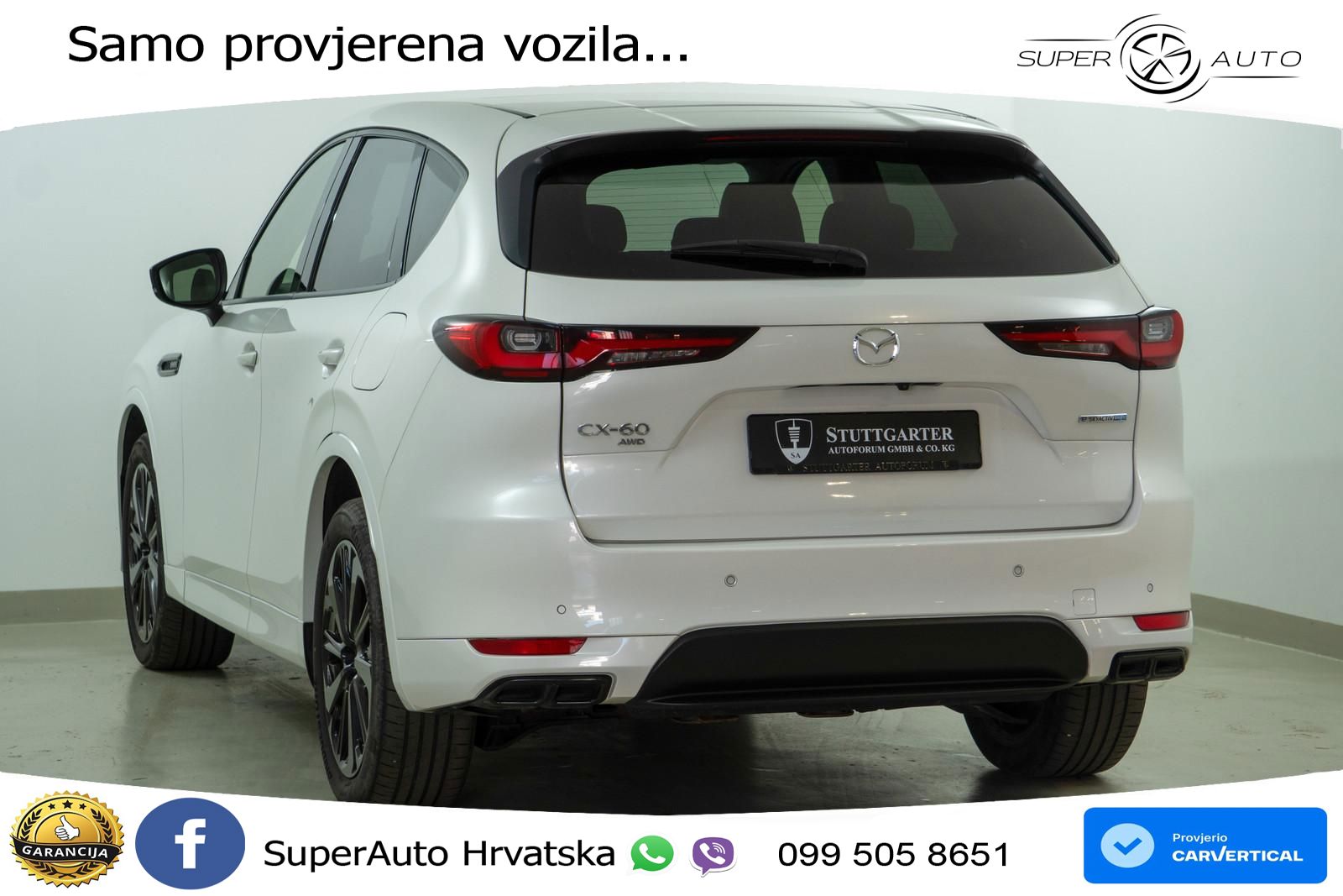 Mazda CX-60 2.5 e-Skyactiv (328 KS) AWD Automatic LED+GR SJED+ACC