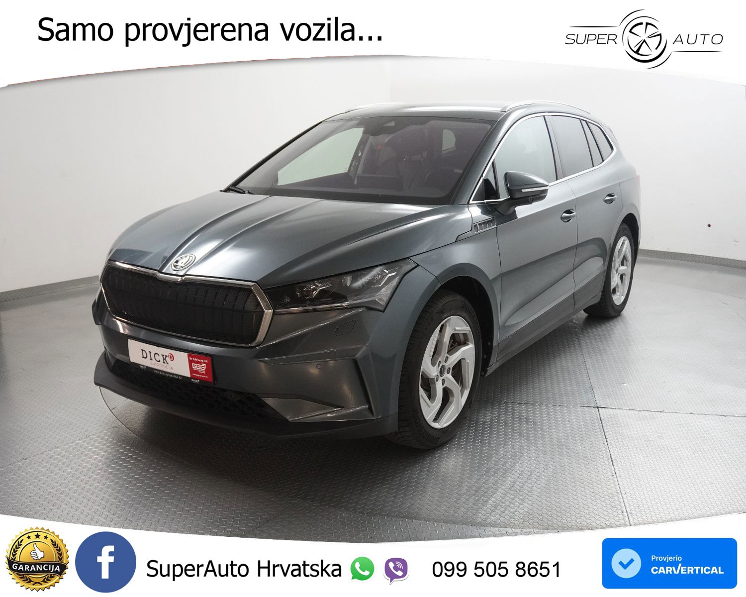 Škoda Enyaq iV 80 82 kWh (204 KS) Suite LED+GR SJED+ACC