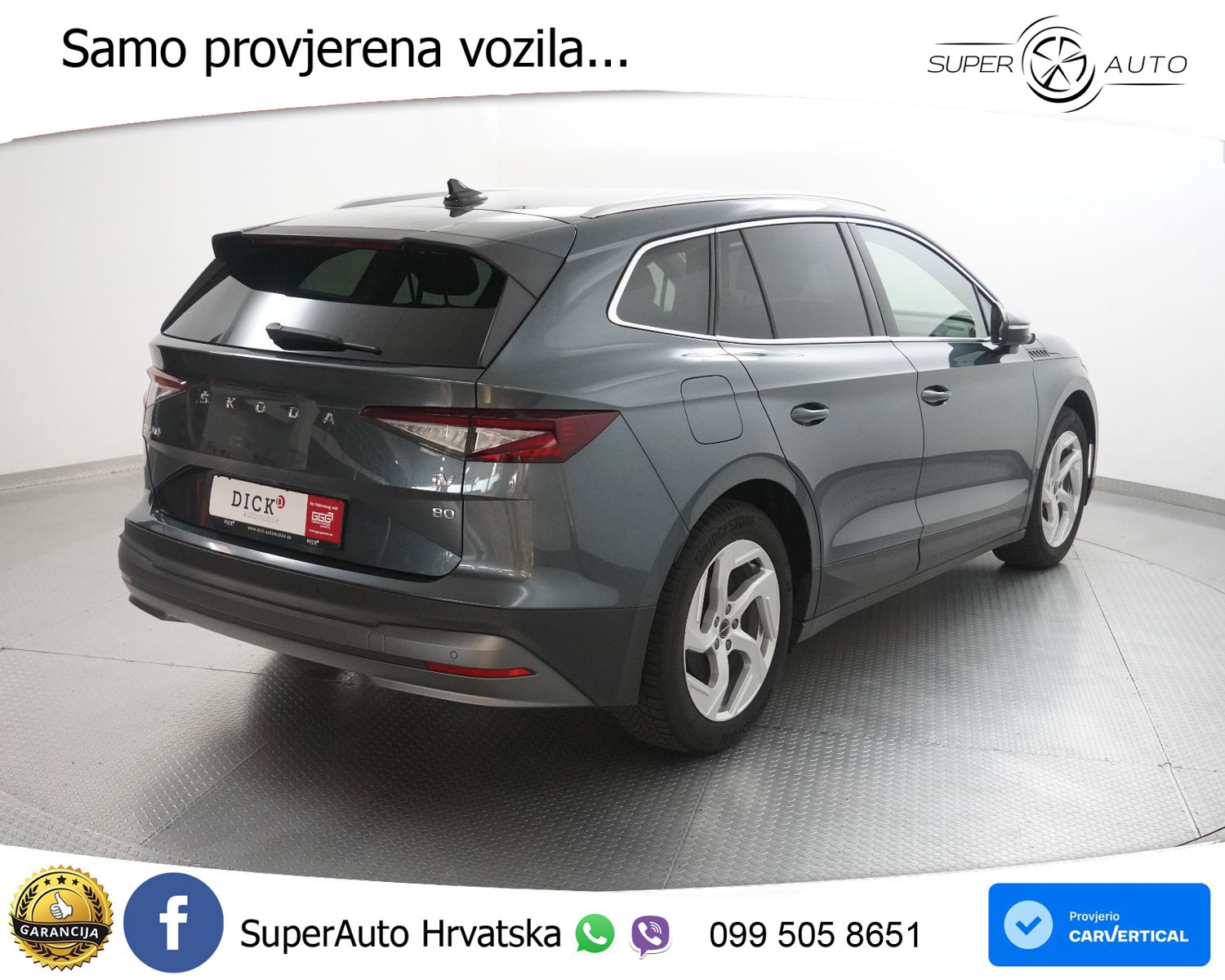 Škoda Enyaq iV 80 82 kWh (204 KS) Suite LED+GR SJED+ACC