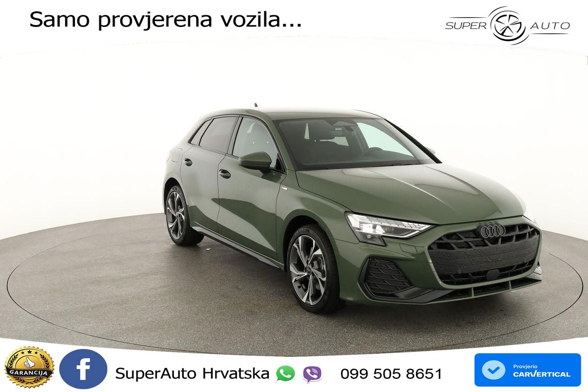 Audi A3 Sportback 40 TFSI (204 KS) quattro S tronic S line