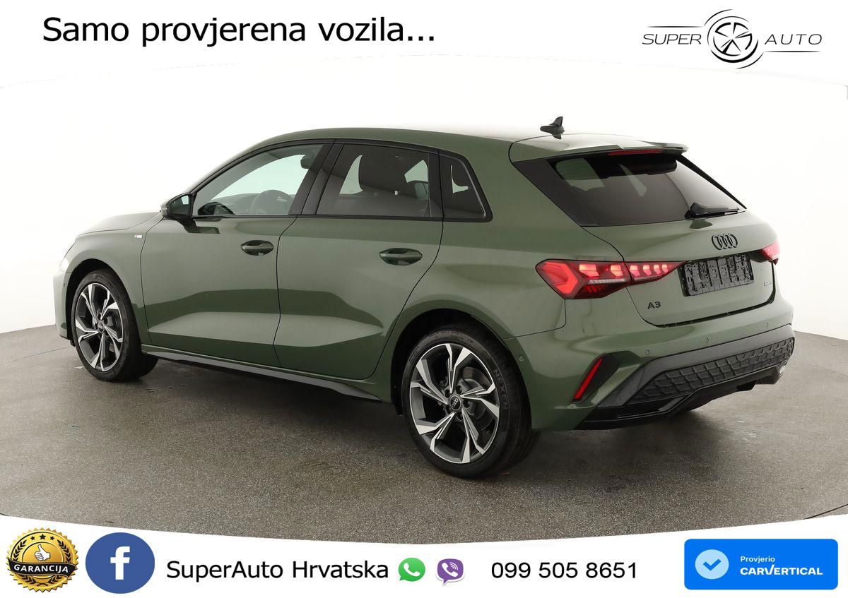Audi A3 Sportback 40 TFSI (204 KS) quattro S tronic S line