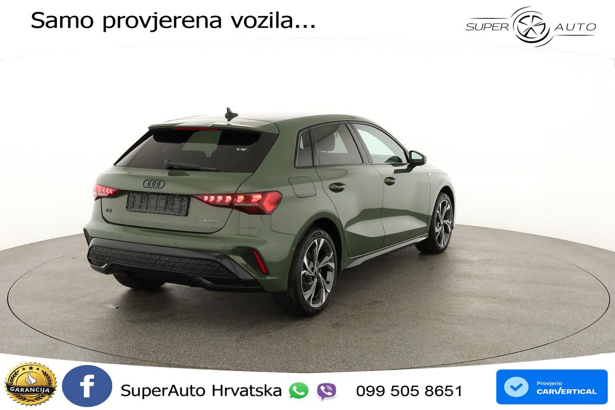 Audi A3 Sportback 40 TFSI (204 KS) quattro S tronic S line