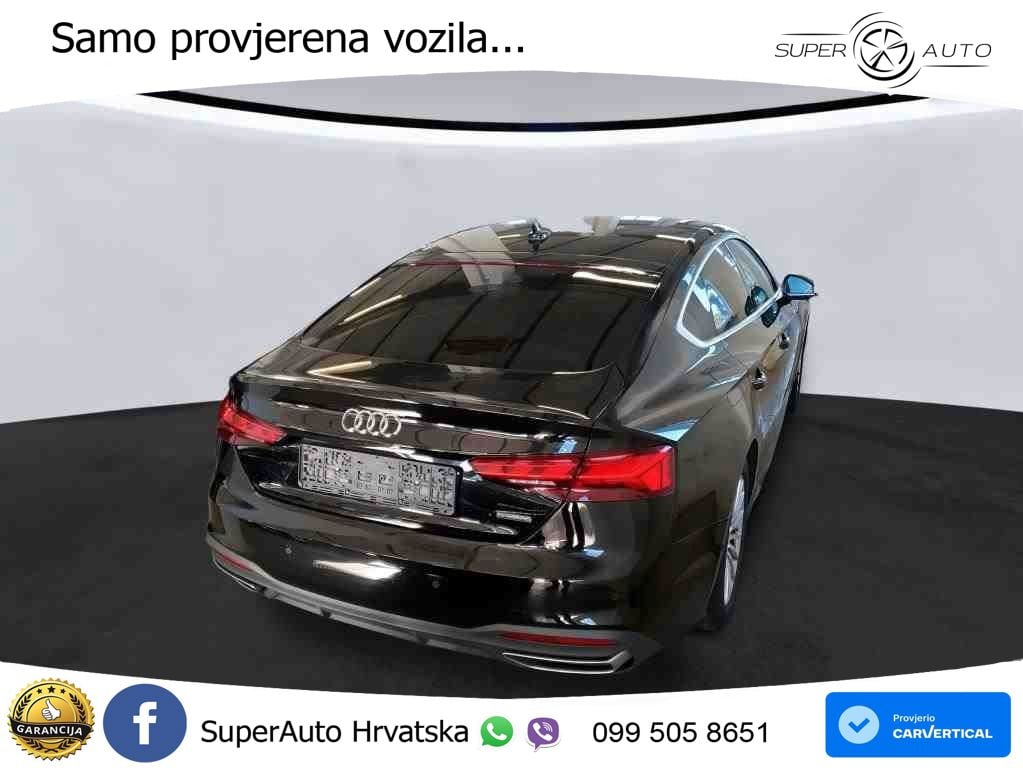 Audi A5 Sportback 40 TDI (204 KS) quattro S tronic LED+GR SJED+ACC