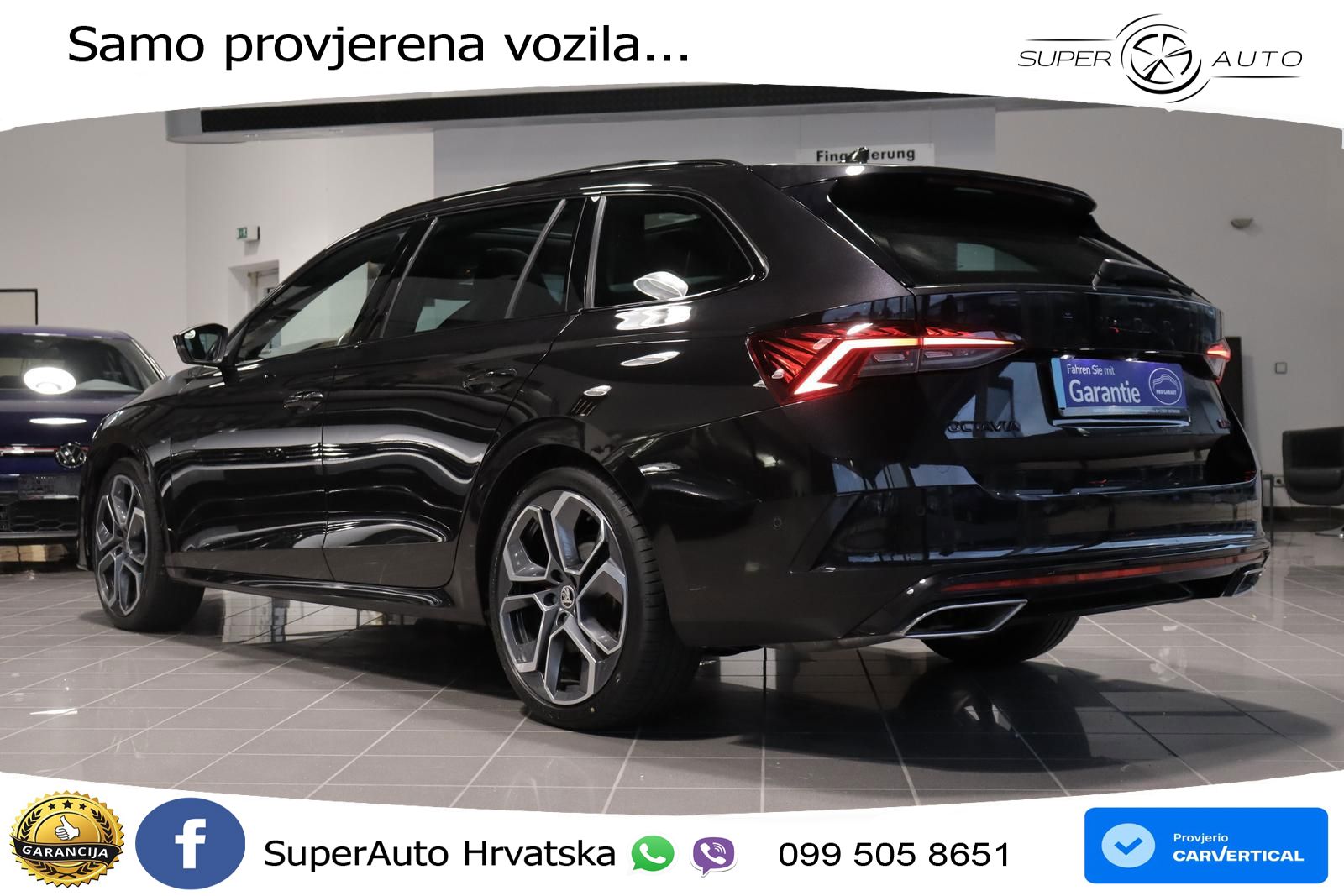 Škoda Octavia Combi RS 2.0 TDI (200 KS) DSG LED+GR SJED+ACC