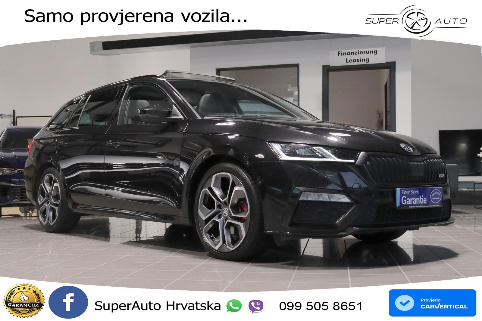 Škoda Octavia Combi RS 2.0 TDI (200 KS) DSG LED+GR SJED+ACC