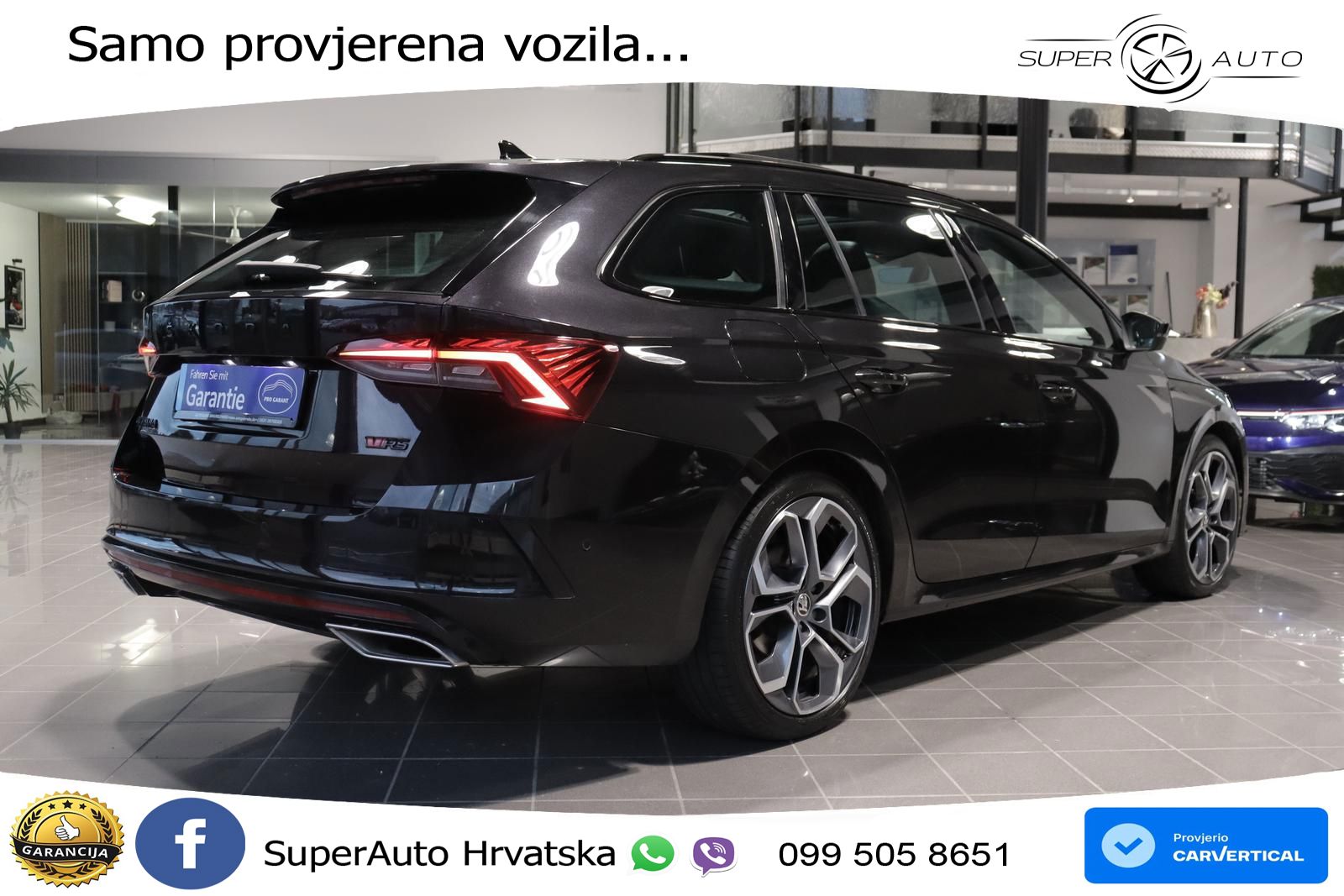 Škoda Octavia Combi RS 2.0 TDI (200 KS) DSG LED+GR SJED+ACC