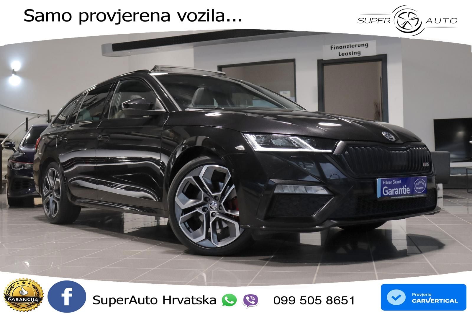 Škoda Octavia Combi RS 2.0 TDI (200 KS) DSG LED+GR SJED+ACC