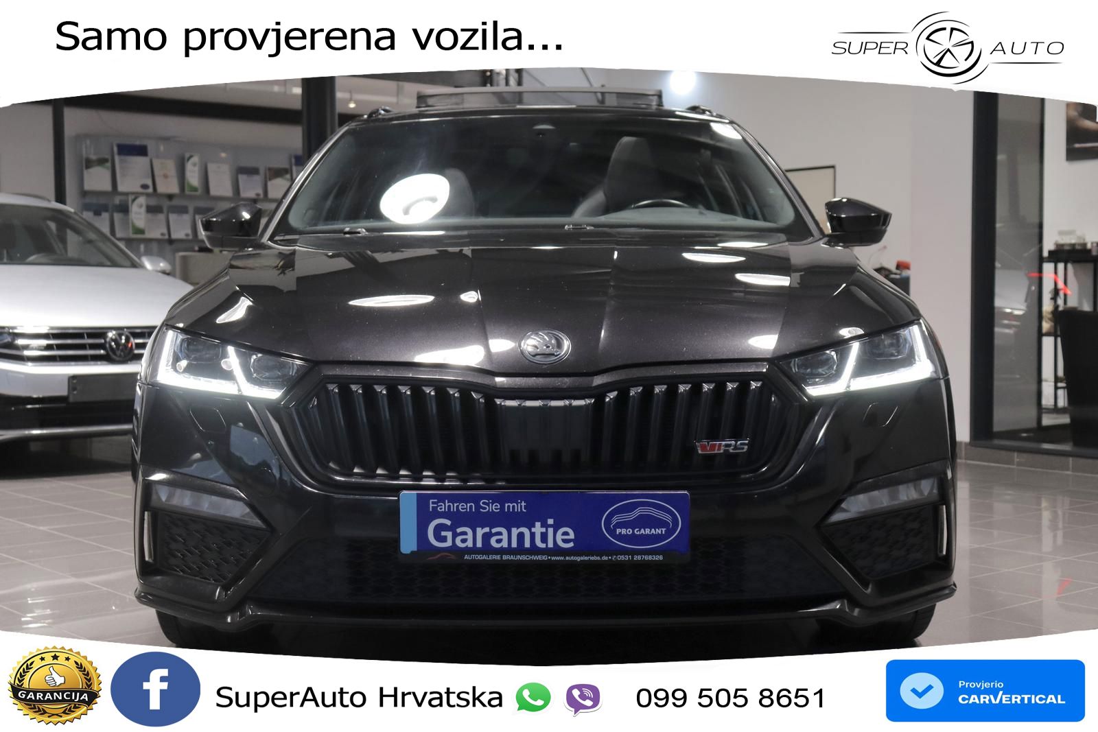 Škoda Octavia Combi RS 2.0 TDI (200 KS) DSG LED+GR SJED+ACC