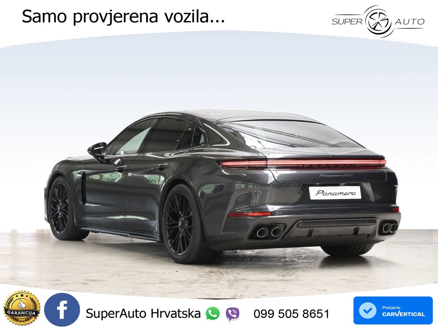 Porsche Panamera GTS 4.0 V8 (500 KS) PDK LED+GR SJED+ACC