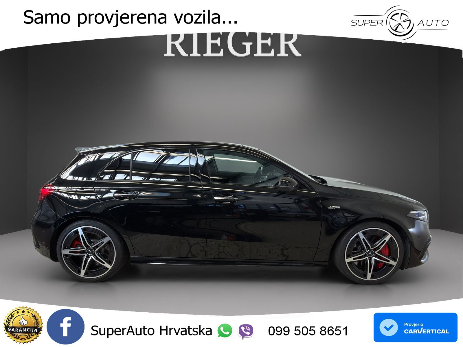 Mercedes-Benz AMG A 45 S 4MATIC+ AMG SPEEDSHIFT DCT 8G ACC+GR SJED+360+PANO