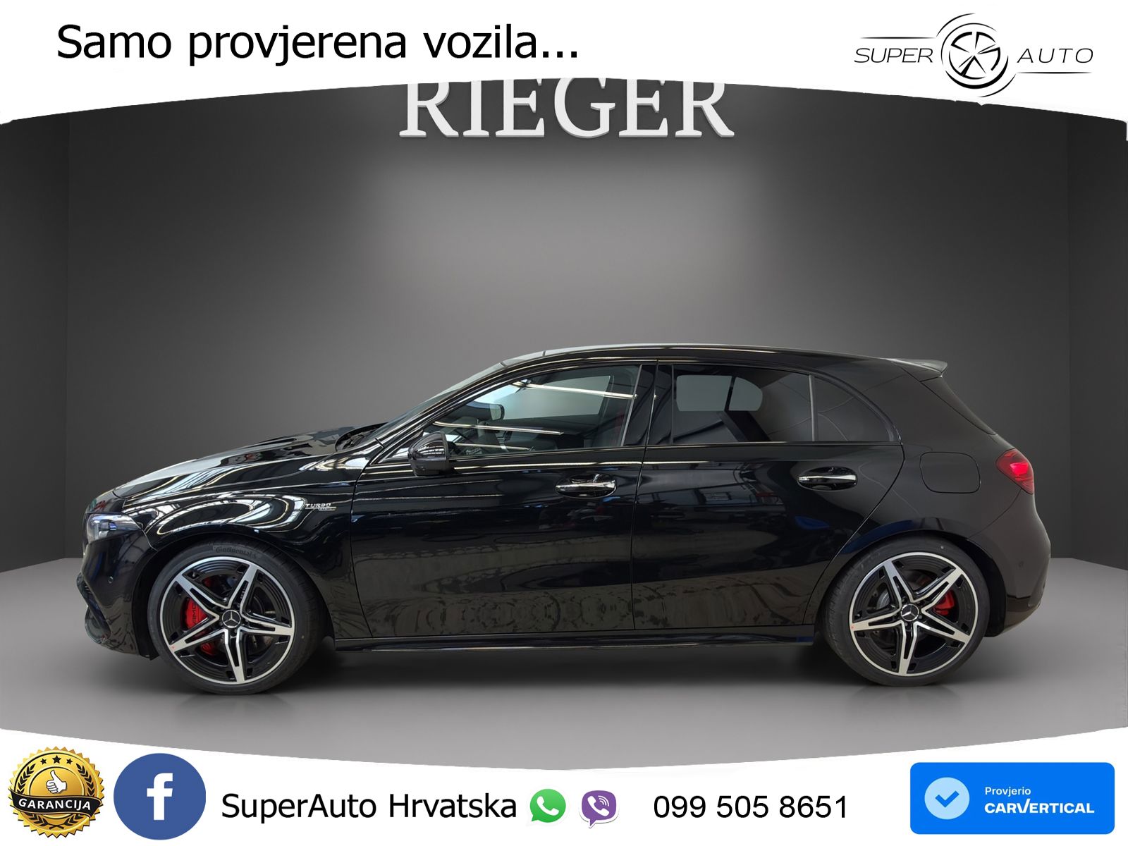 Mercedes-Benz AMG A 45 S 4MATIC+ AMG SPEEDSHIFT DCT 8G ACC+GR SJED+360+PANO
