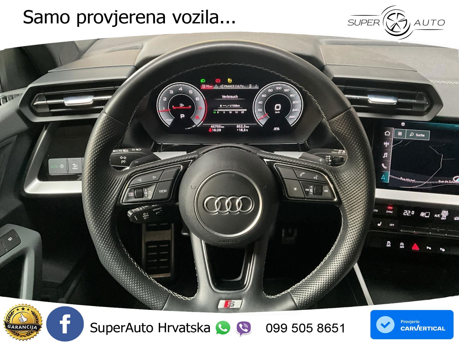 Audi A3 40 TFSI (190 KS) quattro S tronic S line