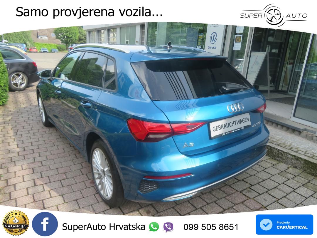 Audi A3 40 TFSIe (204 KS) S tronic advanced