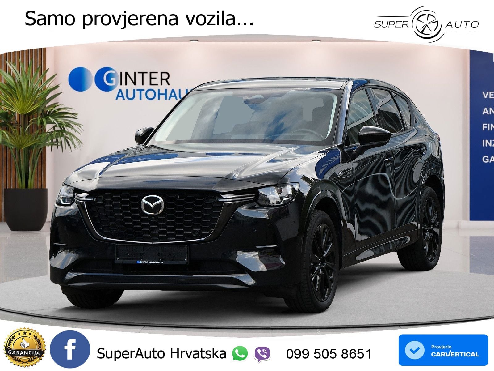 Mazda CX-60 3.3 e-Skyactiv D (254 KS) AWD Automatic LED+GR SJED+ACC
