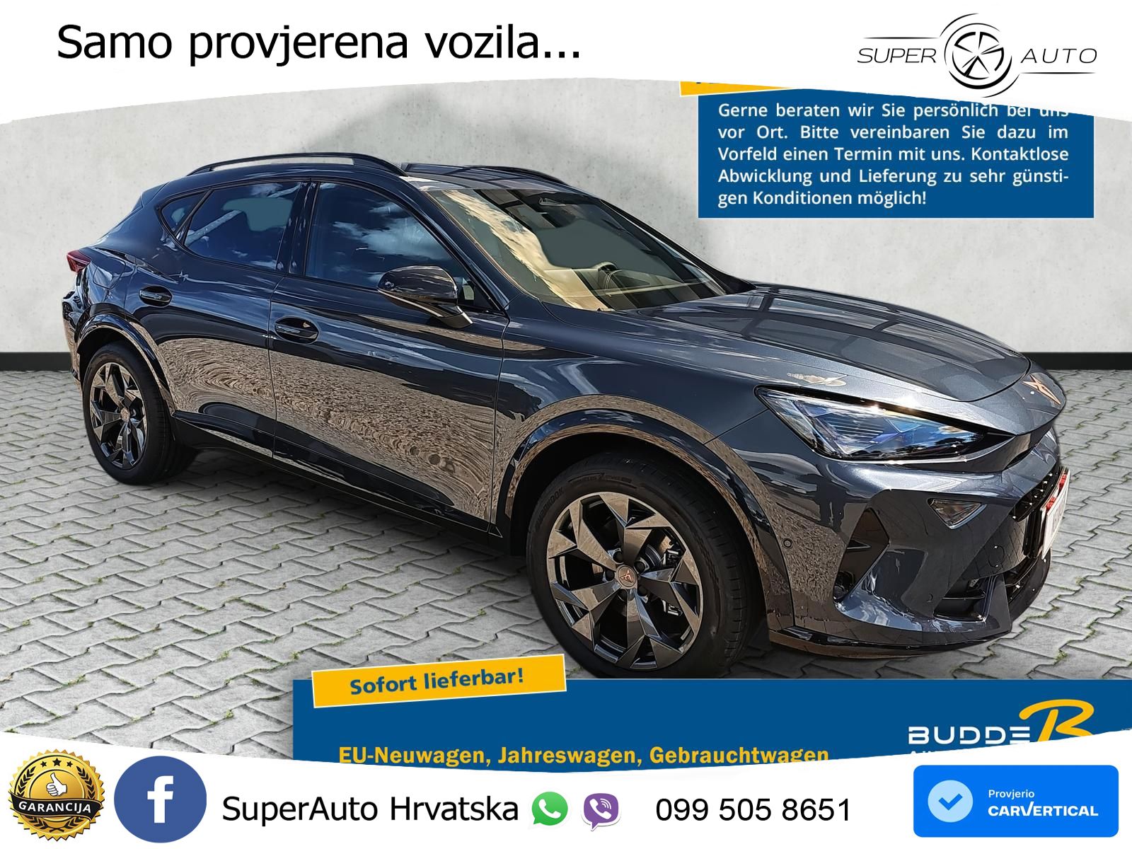 Cupra Formentor 1.5 TSI (204 KS) e-Hybrid DSG LED+GR SJED+ACC