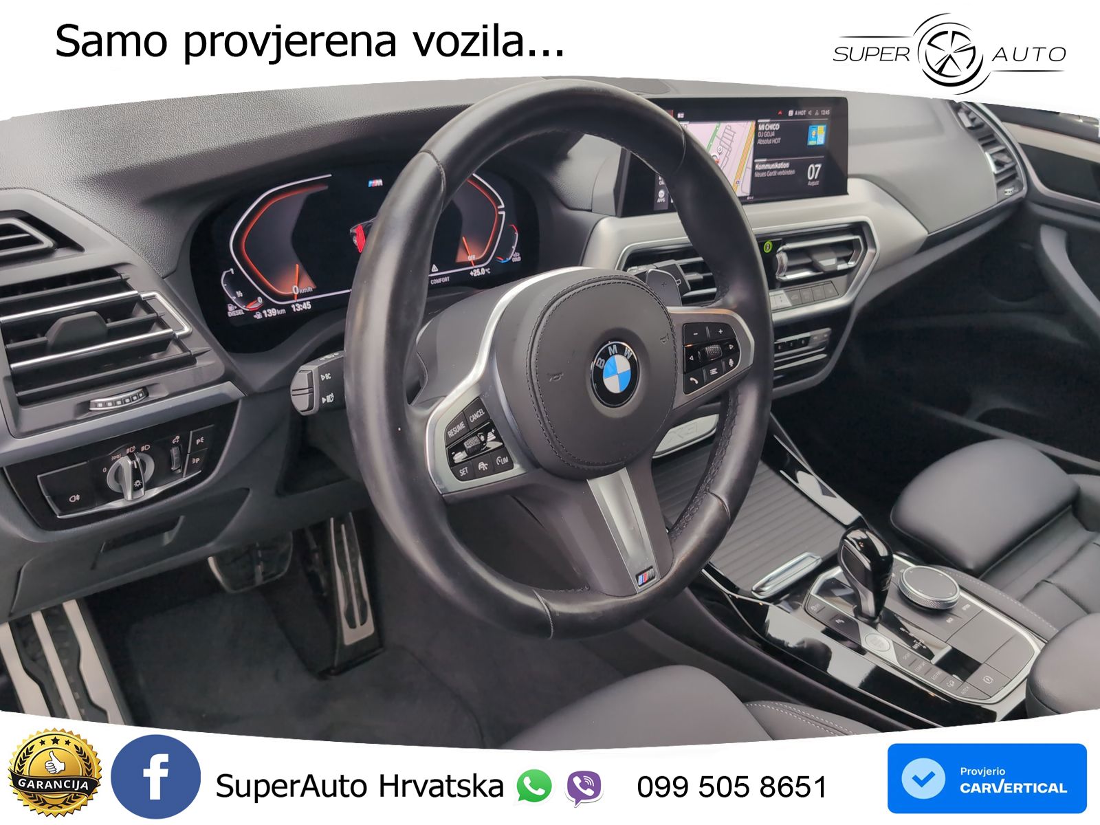 BMW X3 30d xDrive Steptronic M Sport LED+GR SJED+ACC