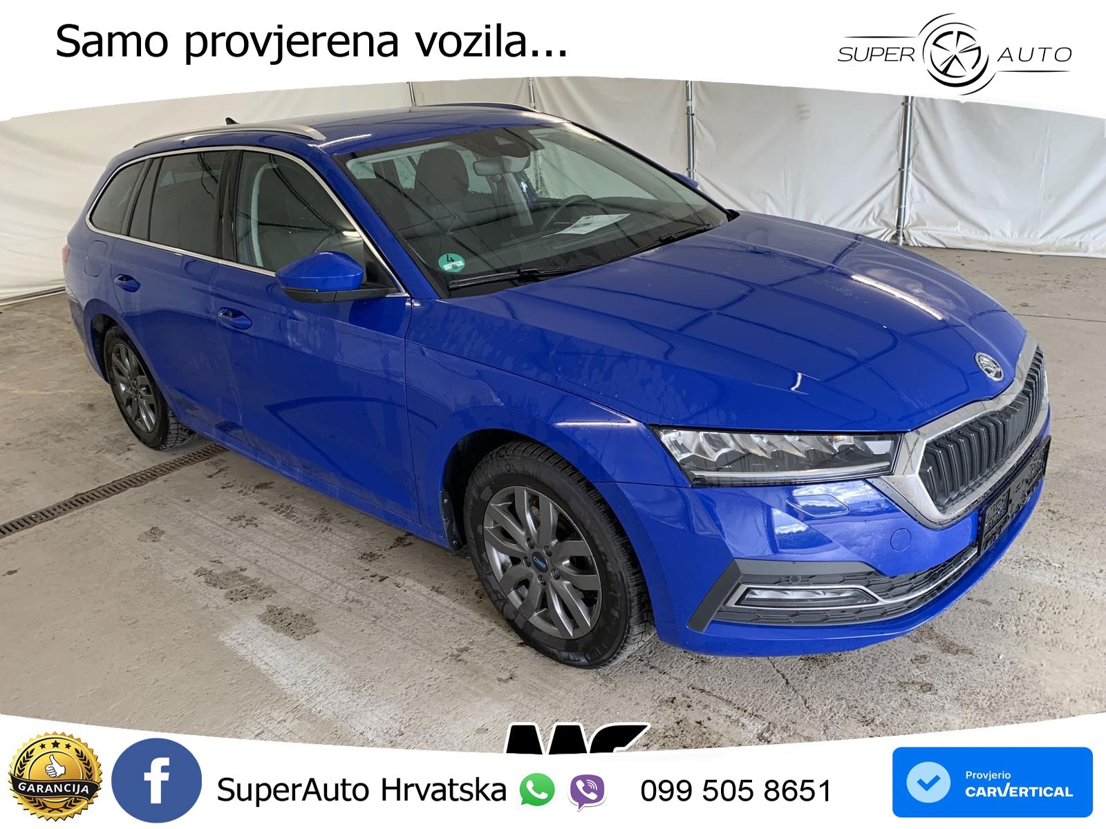 Škoda Octavia Combi 2.0 TDI (150 KS) DSG LED+GR SJED+ACC