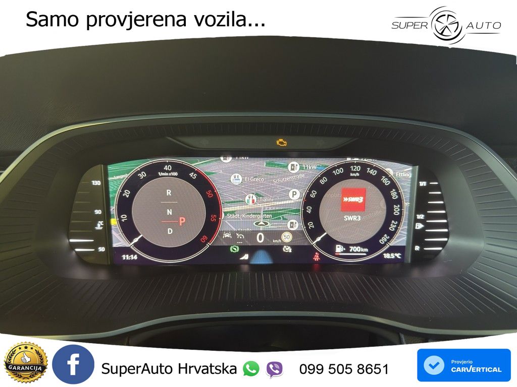Škoda Octavia Combi 2.0 TDI (150 KS) DSG Selection MATRIX+GR SJED+KAM