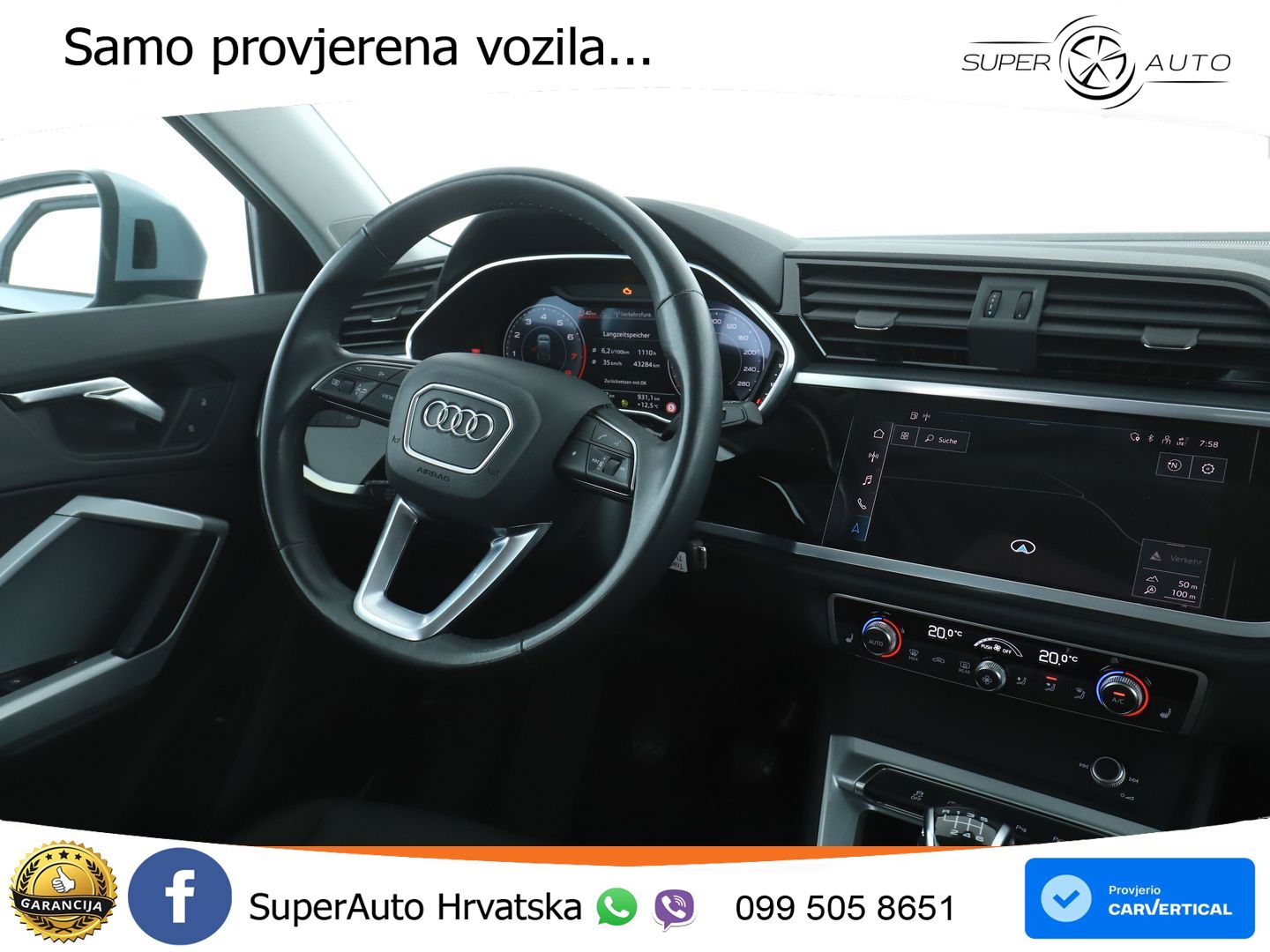 Audi Q3 35 TFSI (150 KS) LED+GR SJED+ACC