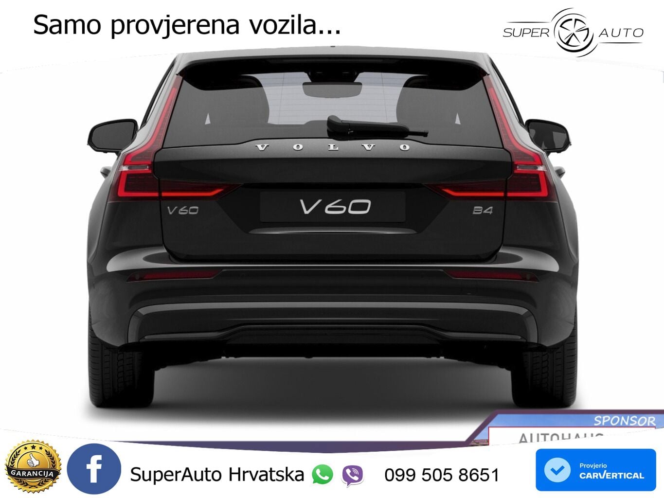 Volvo V60 2.0 B4 Benzin DCT LED+GR SJED+ACC