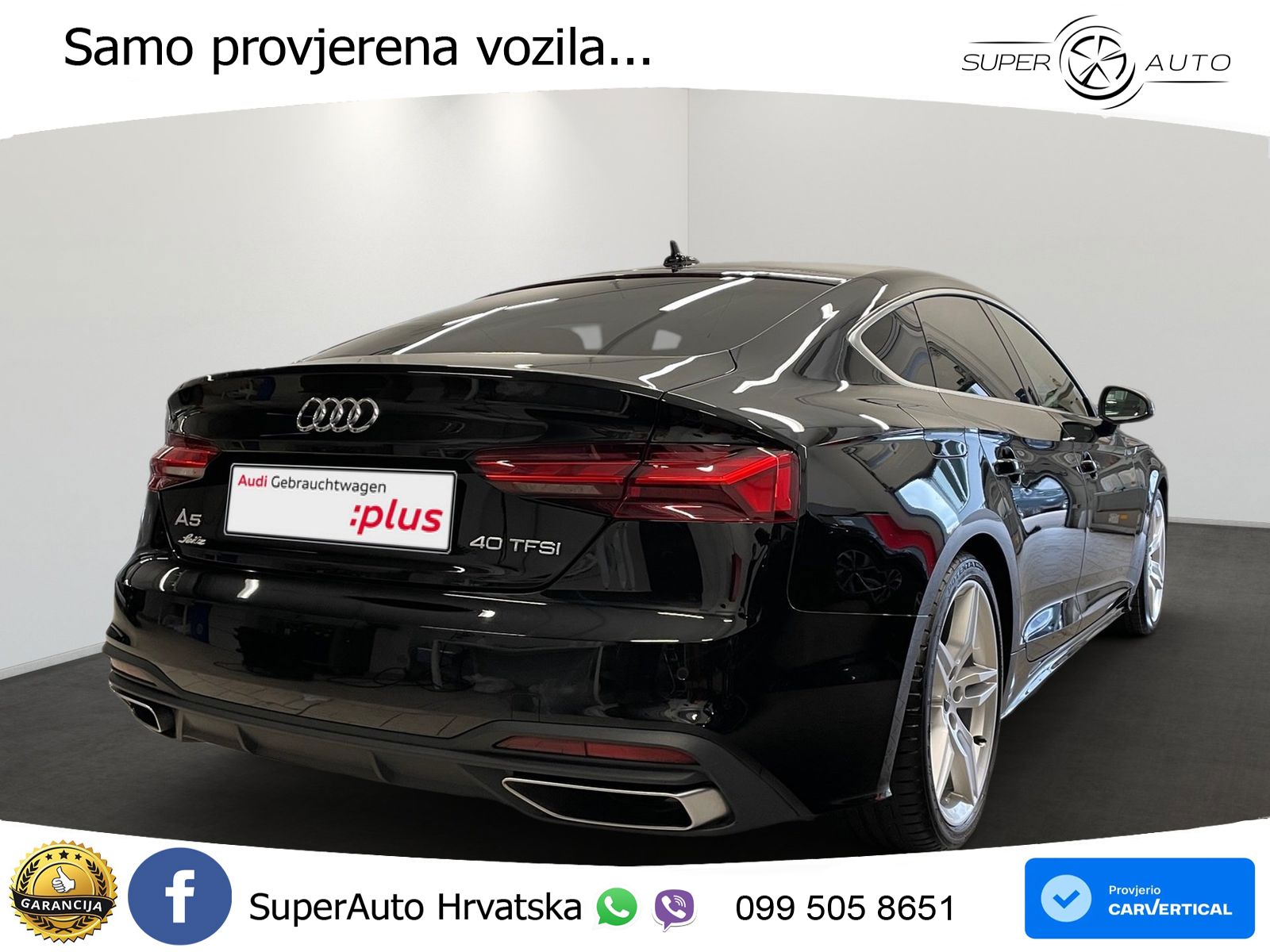 Audi A5 Sportback  40 TFSI (204 KS) S tronic