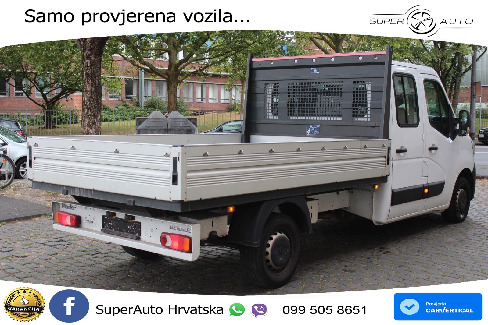 Renault Master III DoKa Pritsche/Fahrgest. L3H1 3,5t 145 KS