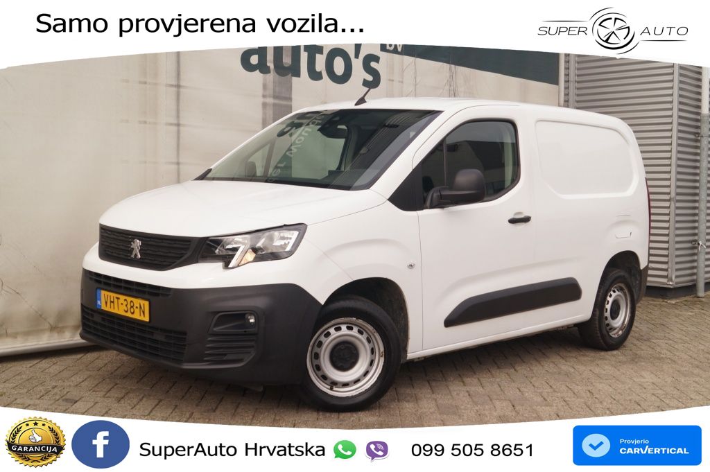 Peugeot Partner 1.5 BlueHDI Premium -AIRCO-PDC-CARPLAY- 76 KS