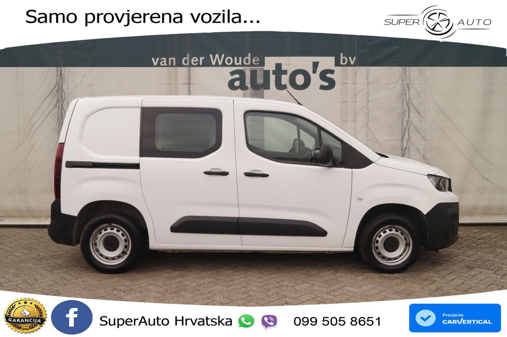 Peugeot Partner 1.5 BlueHDI Premium -AIRCO-PDC-CARPLAY- 76 KS