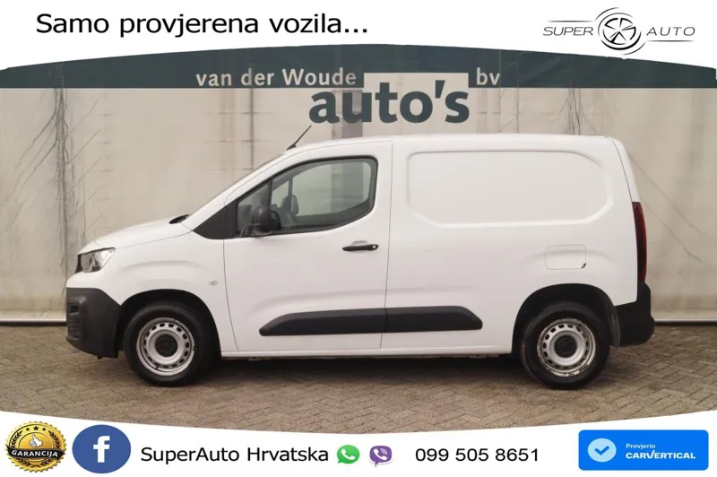 Peugeot Partner 1.5 BlueHDI Premium -AIRCO-PDC-CARPLAY- 76 KS